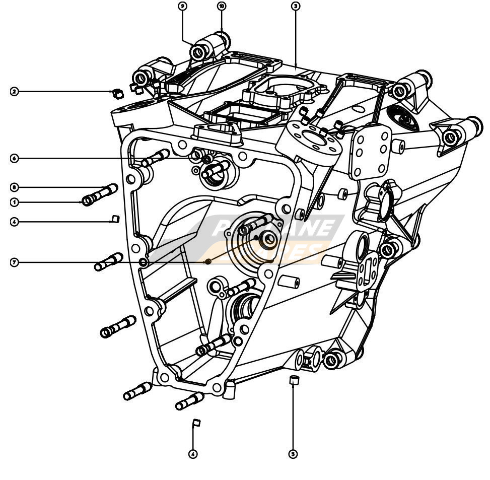 DRESSED FRONT CASING Diagram